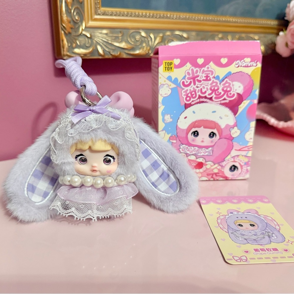 NOMMI Baby Sweetheart Bunny Series Plush Blind Box-Grape Gummy